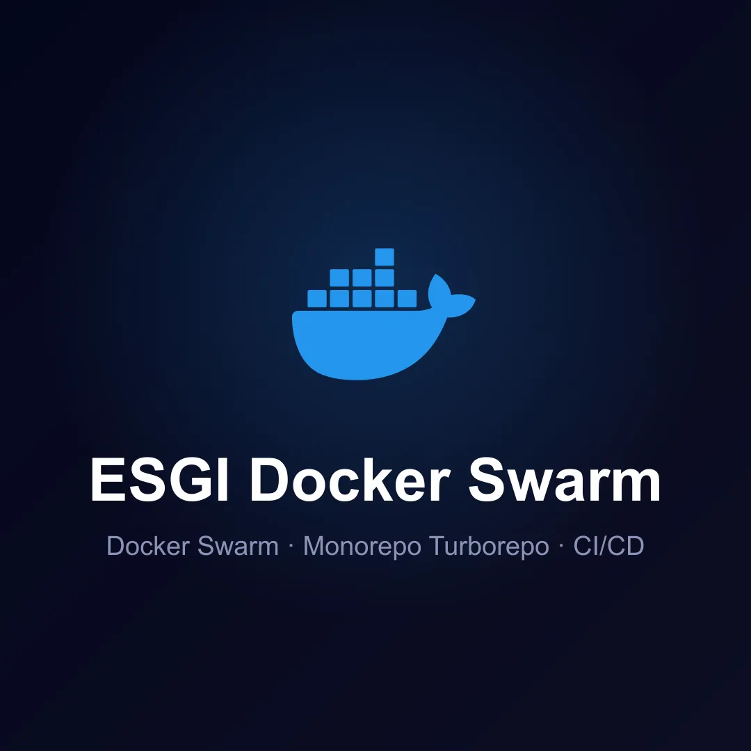 Photo du projet ESGI Docker Swarm